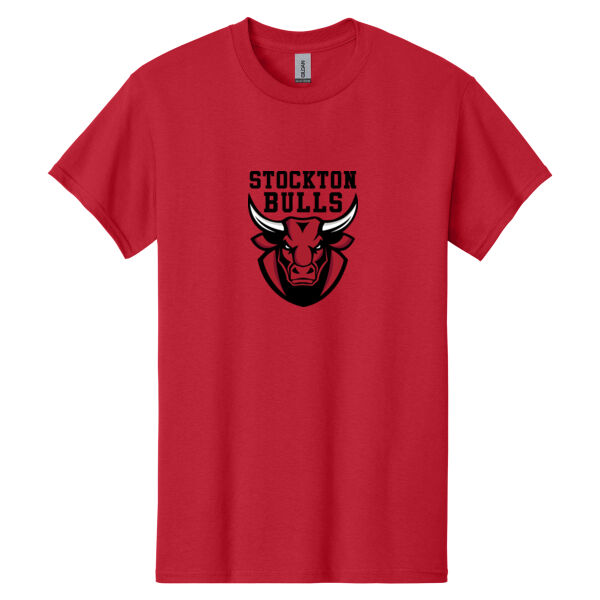 Stockton Bulls Basketball Heavy Cotton 100% Cotton T Shirt Thumbnail