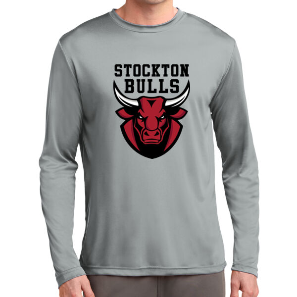Stockton Bulls Basketball Long Sleeve PosiCharge Competitor Tee Thumbnail