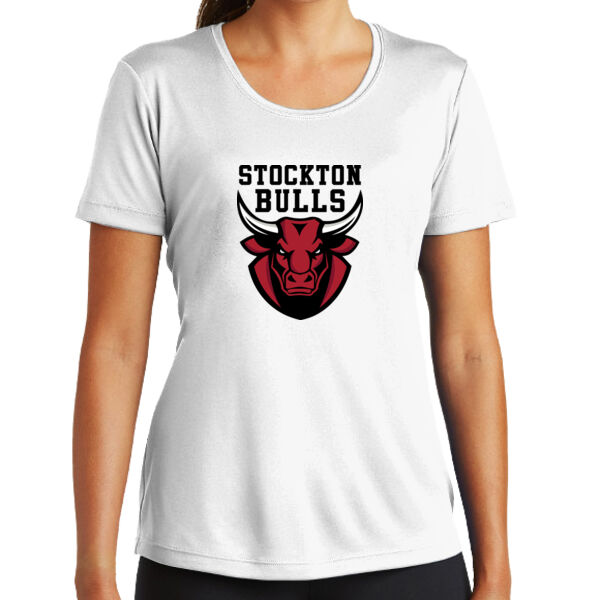 Stockton Bulls Basketball Ladies PosiCharge Competitor Tee  Thumbnail
