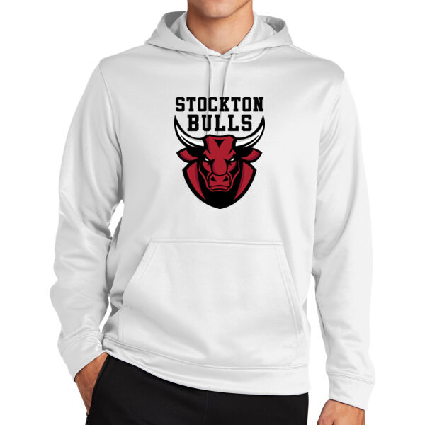 Stockton Bulls Basketball Sport Wick Fleece Hooded Pullover Thumbnail